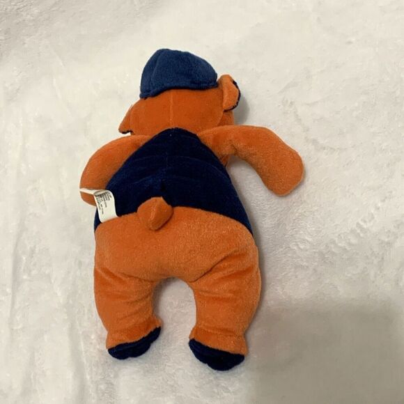 Padres Plush Bear 2002 MLB With Tag Hat Orange Blue San Diego - Picture 5 of 9